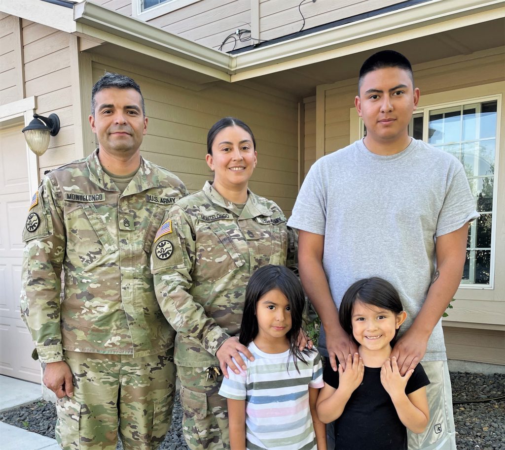 Idaho Guardsman, mother sets example