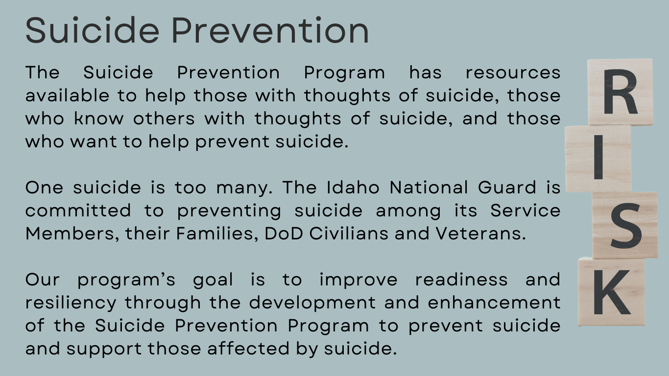 Ssg Program Suicide Prevention Program | Military Division